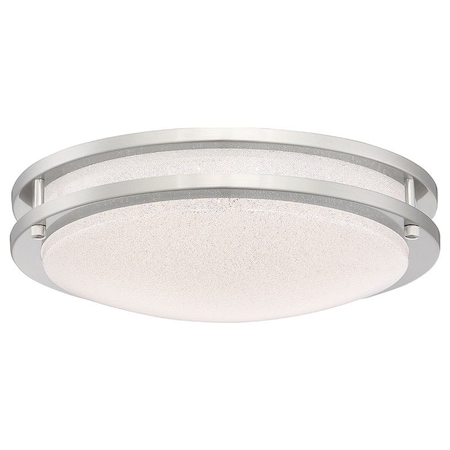 Access Lighting Sparc, LED Flush Mount, Chrome Finish, Starry Acrylic Acrylic 20471LEDD-CH/SACR